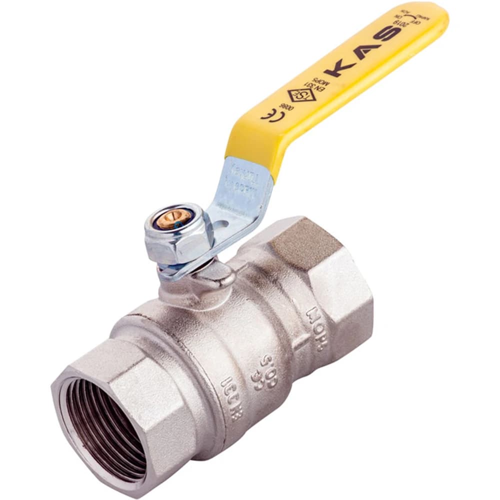 Kas 1-1/2" Yeni Tasarım Tam Geçişli Küresel Doğalgaz Vanası (Mob 5)