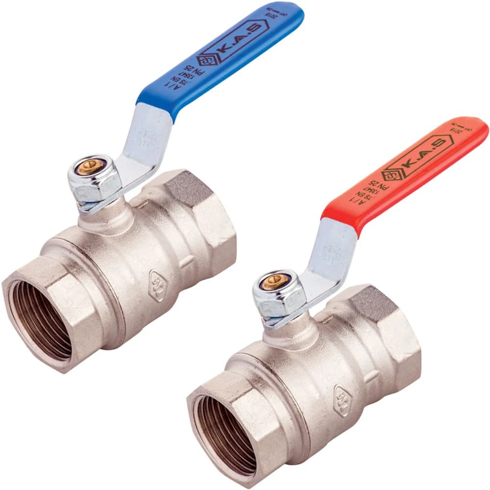 Kas 1-1/4" Tam Geçişli Küresel Endüstriyel Su Vanası (Pn 25)