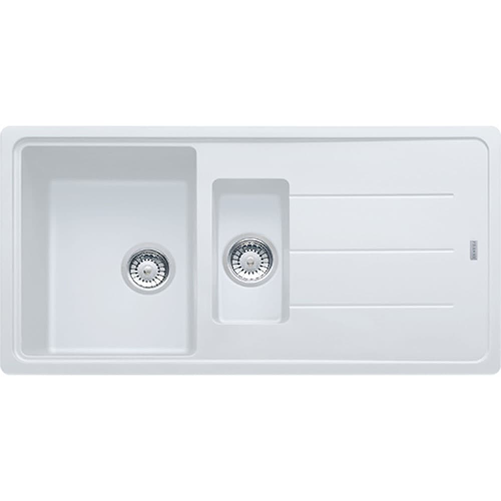 Franke Basis BFG 651-97 Bianco 1.5 Gözlü Granit Eviye