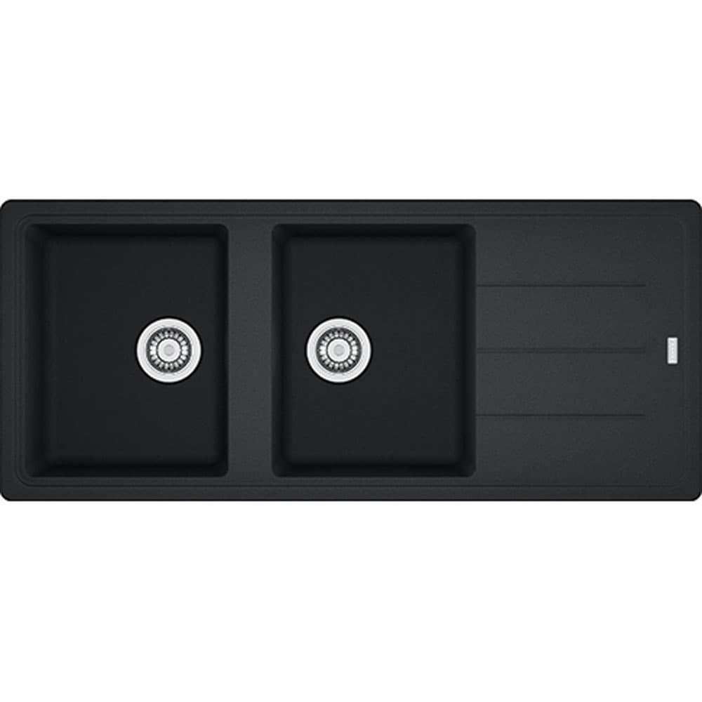 Franke Basis Bfg 621 Nero 2 Gözlü Granit Eviye