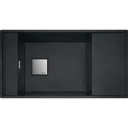 Franke Fresno Fsg 611-88 Nero Granit Eviye görsel 1