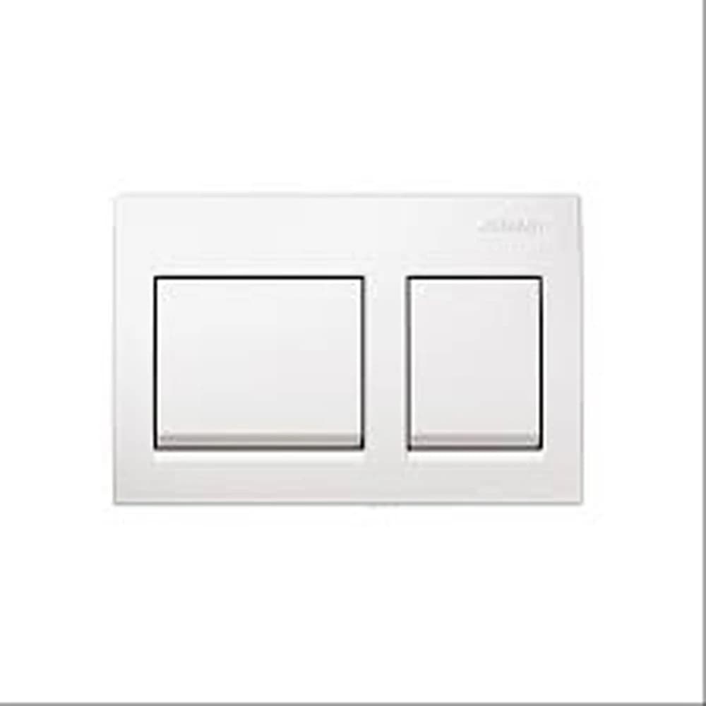 Geberit Kumanda Kapağı Alpha15 - Çift Basmalı Beyaz