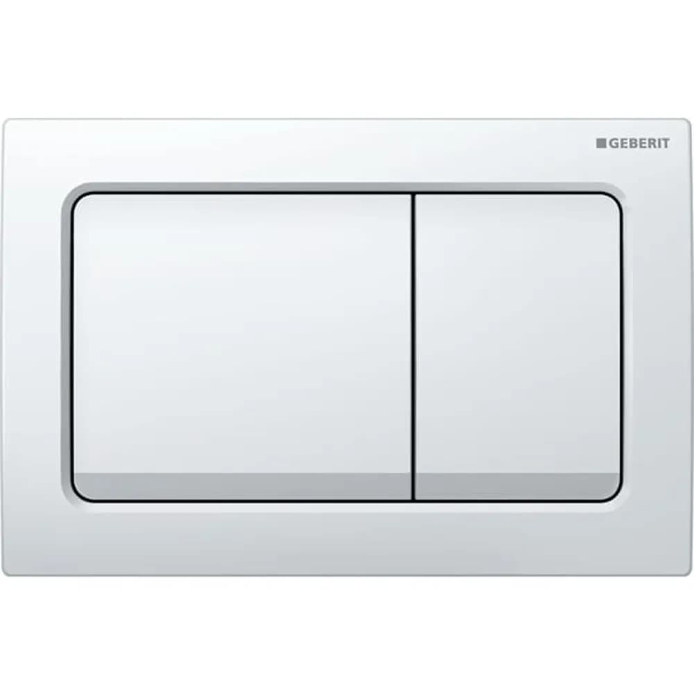 Geberit Kumanda Kapağı Alpha30 - Çift Basmalı Beyaz