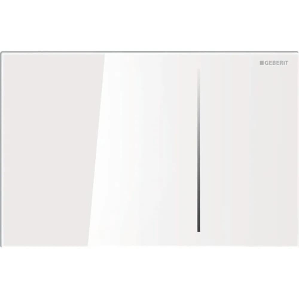 Geberit Kumanda Kapağı Sigma70 - Çift Basmalı - 12 Cm Rezervuarlar İçin Beyaz Cam