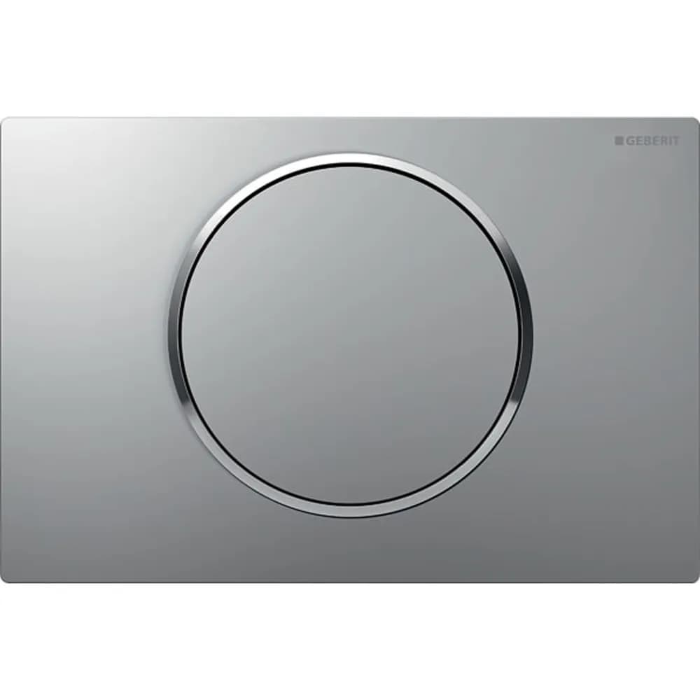 Geberit Kumanda Kapağı Sigma10 - Tek Basmalı Mat Krom / Parlak