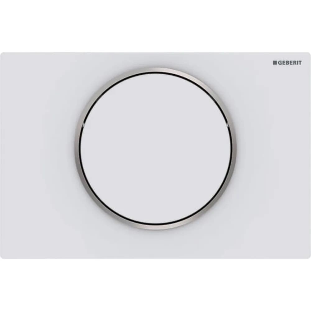 Geberit Kumanda Kapağı Sigma10 - Tek Basmalı Mat Beyaz / Parlak