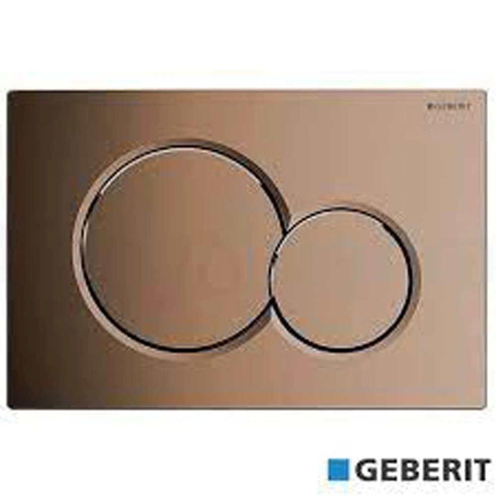 Geberit Kumanda Kapağı Sigma 01 - Çift Basmalı Pirinç