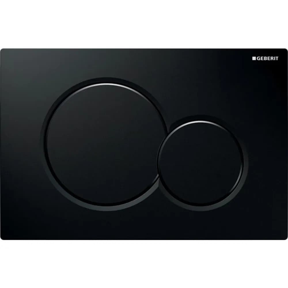 Geberit Kumanda Kapağı Sigma 01 - Çift Basmalı Siyah