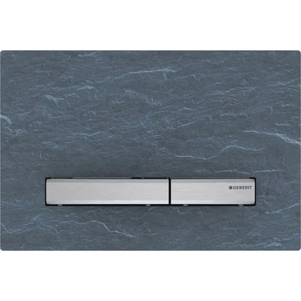 Geberit Kumanda Kapağı Sigma50 - Çift Basmalı Arduvaz / Krom