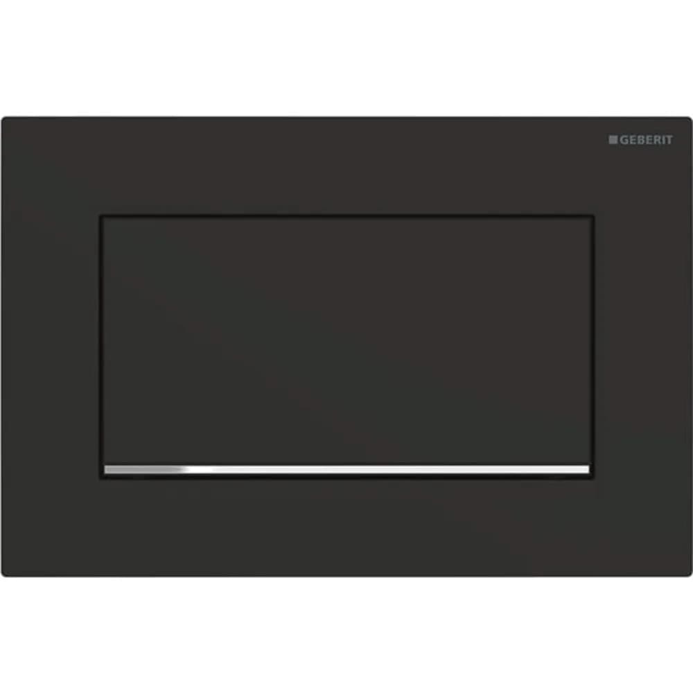 Geberit Kumanda Kapağı Sigma30 - Tek Basmalı Mat Siyah / Parlak