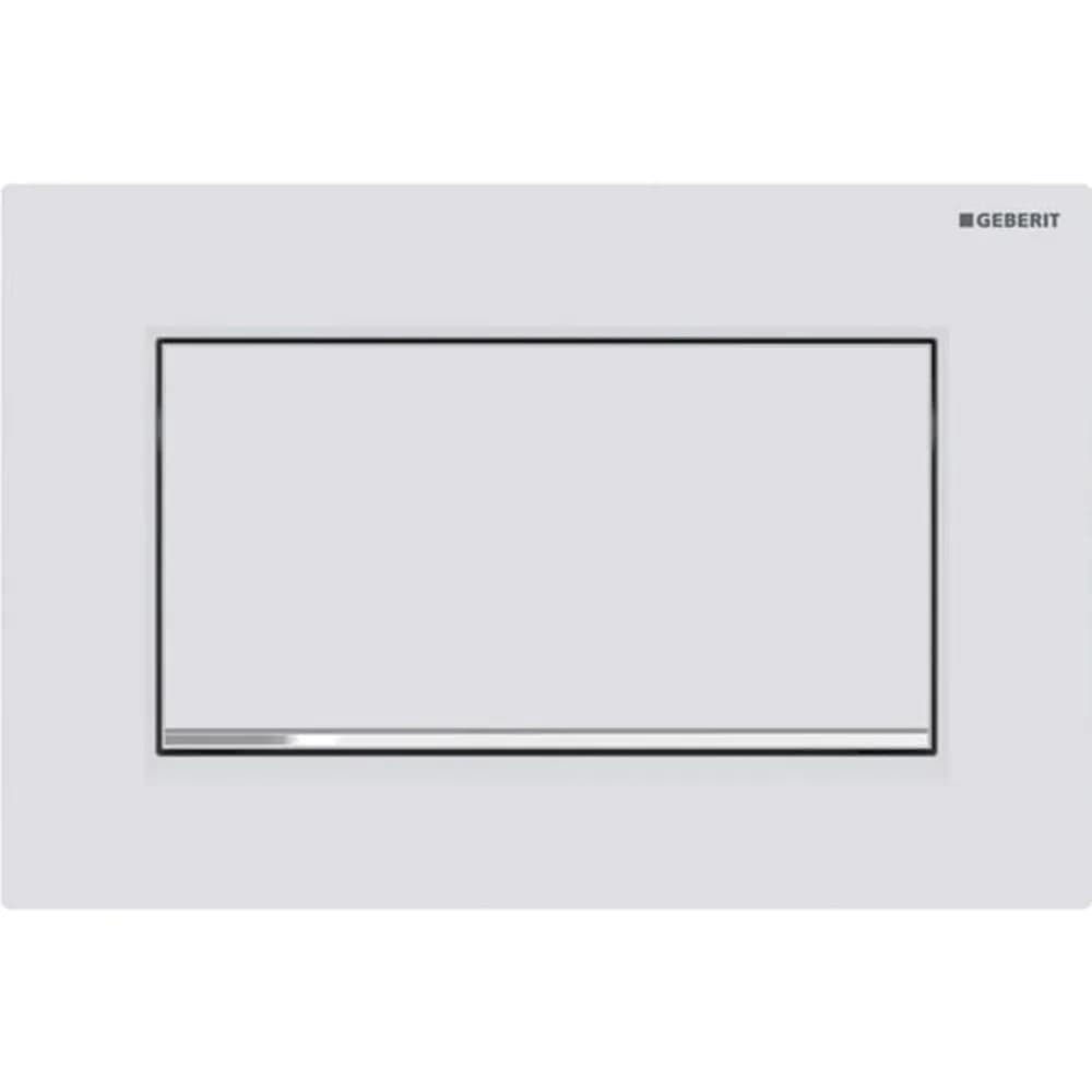 Geberit Kumanda Kapağı Sigma30 - Tek Basmalı Mat Beyaz / Parlak