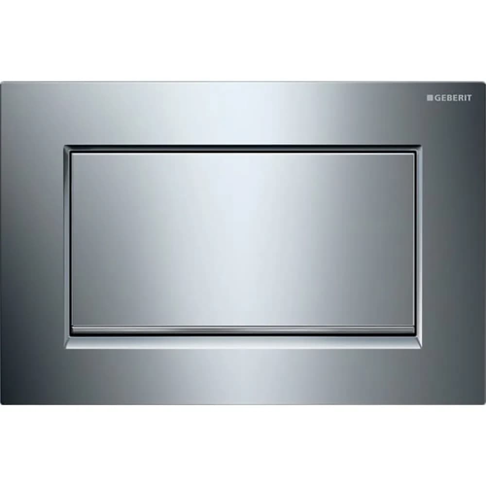 Geberit Kumanda Kapağı Sigma30 - Tek Basmalı Parlak / Krom / Parlak