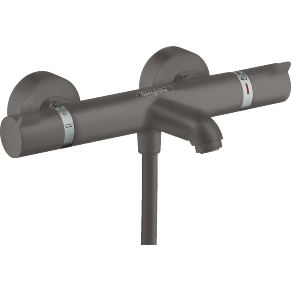 Hansgrohe Ecostat Comfort Siyah-Krom Termostatik Banyo Bataryası - 13114340