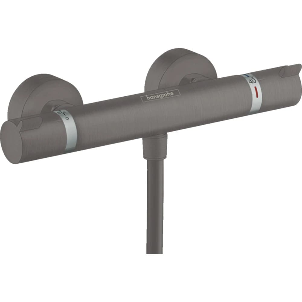 Hansgrohe Ecostat Comfort Siyah-Krom Termostatik Duş Bataryası - 13116340