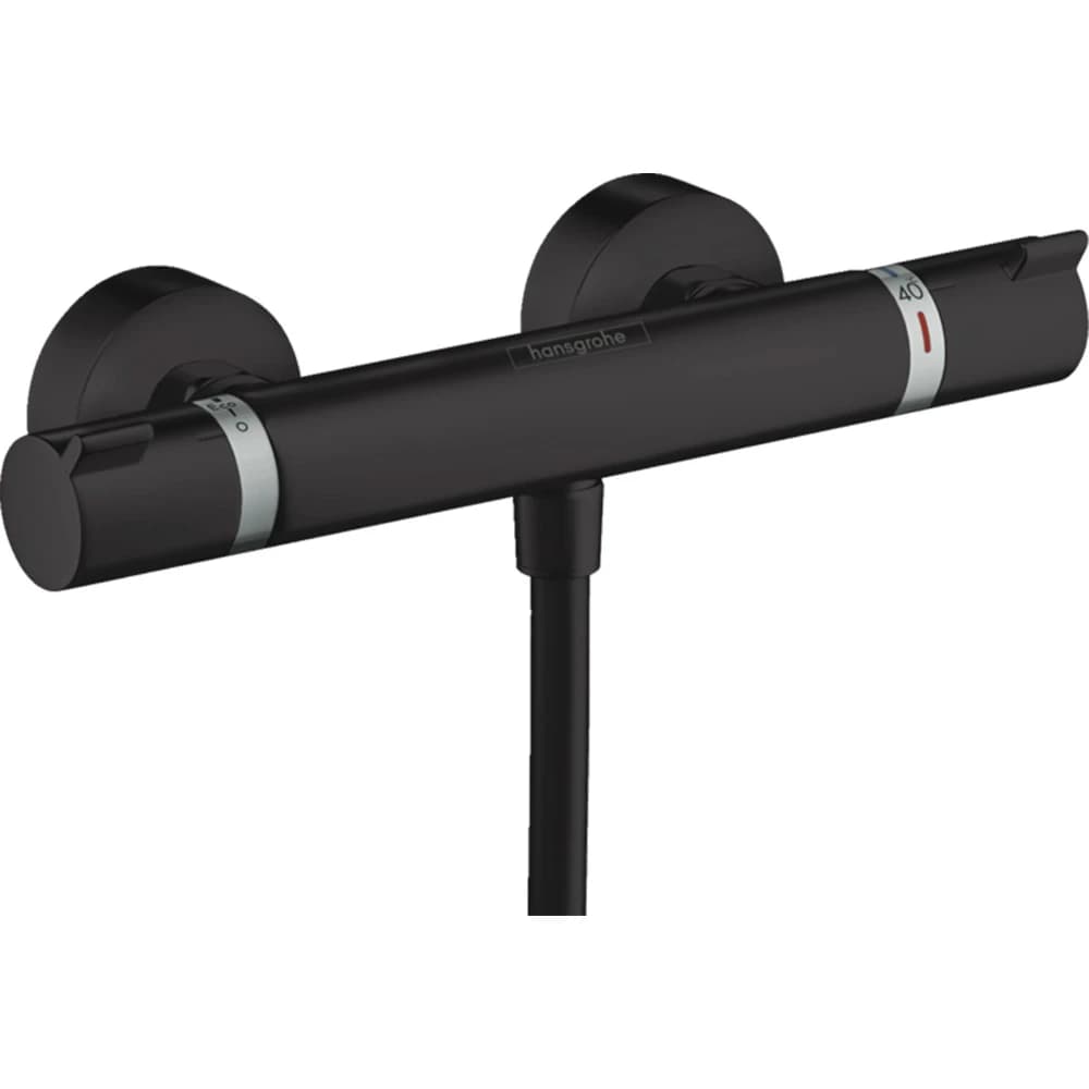 Hansgrohe Ecostat Comfort Satin Siyah Termostatik Duş Bataryası - 13116670