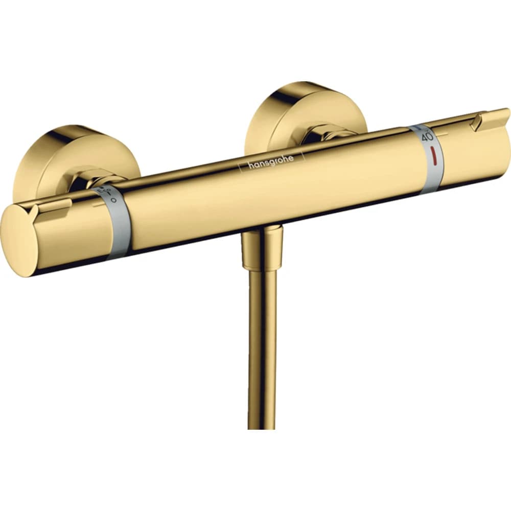 Hansgrohe Ecostat Comfort Parlak Altın Termostatik Duş Bataryası - 13116990