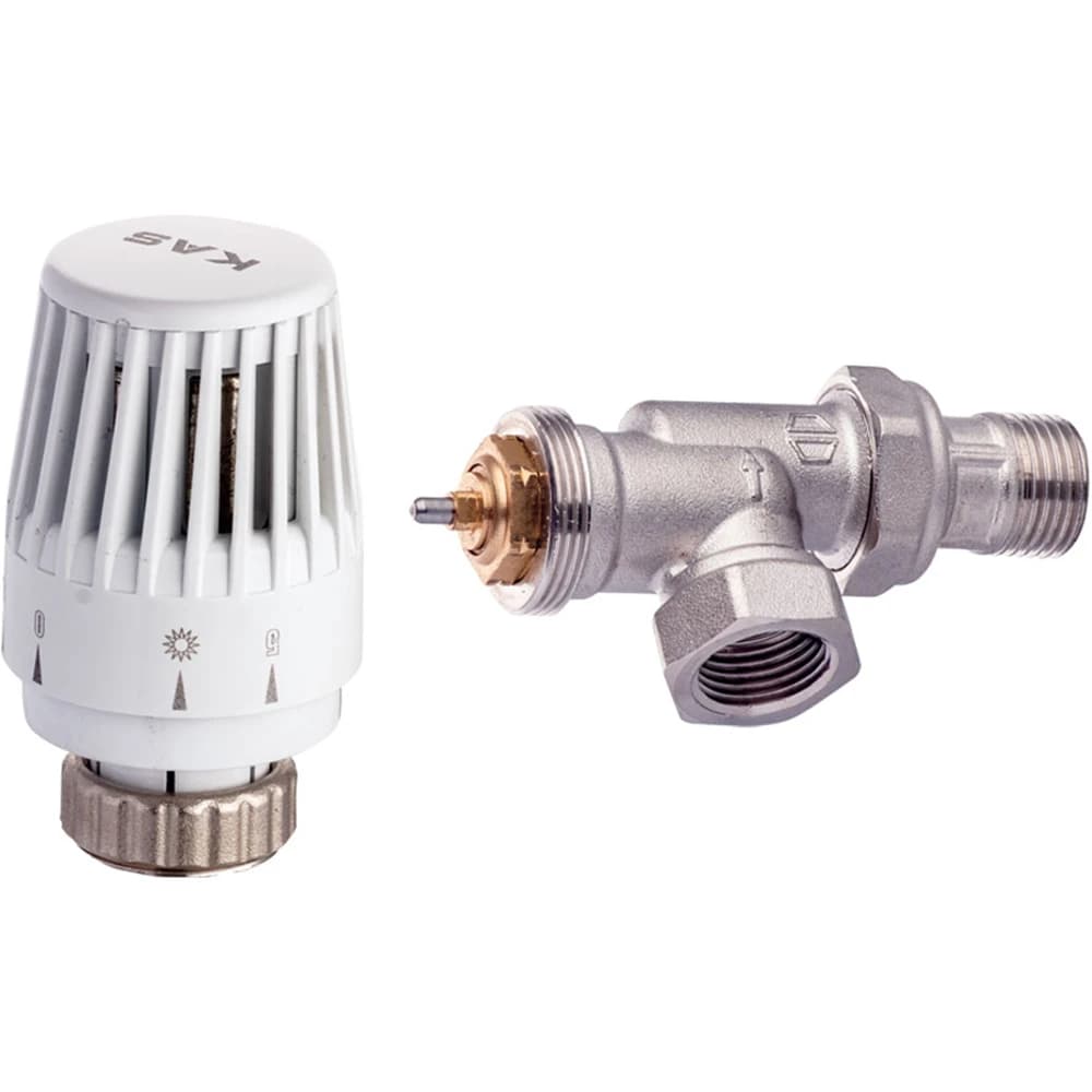 Kas 1/2" Eksenel Termostatik Vana