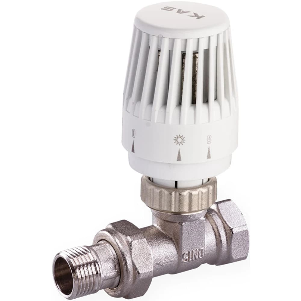 Kas 1/2" Düz Termostatik Radyatör Vanası