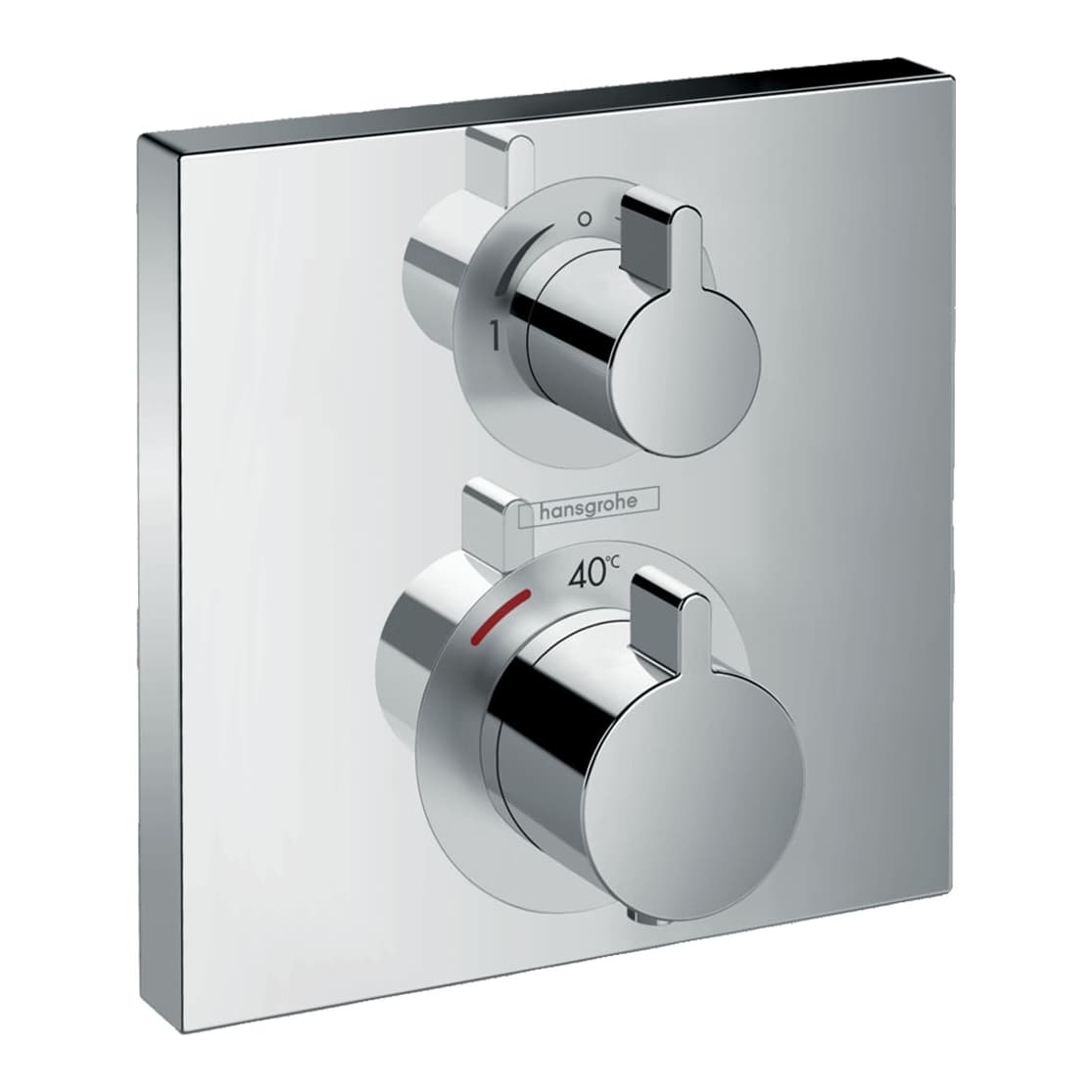 HansGrohe Ecostat Square 2 Çıkış Termostatik Ankastre Banyo Bataryası