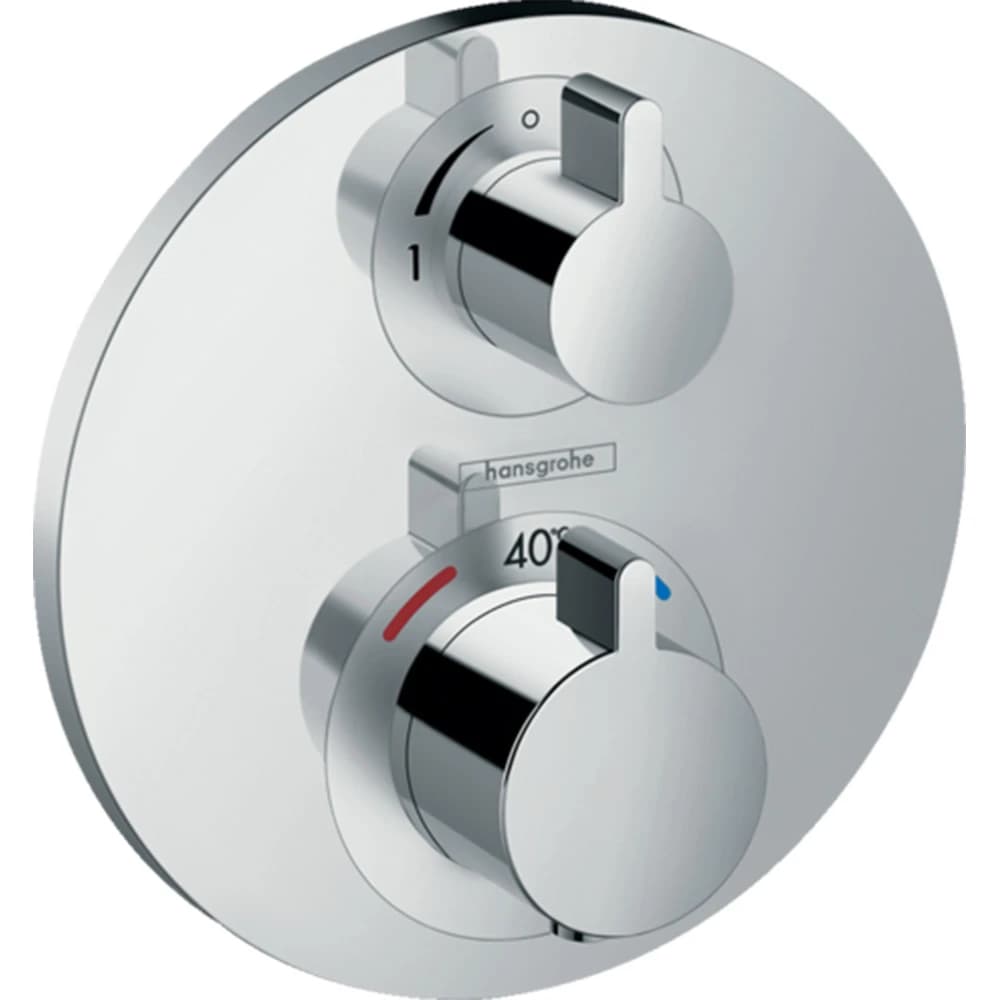 Hansgrohe Ecostat Krom Duş Termostatı Bataryası 15757000