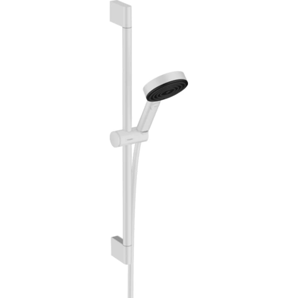 Hansgrohe Pulsify Select S Duş Seti 105 3 jet Relaxation EcoSmart Duş Barı ile 65 cm Mat Beyaz