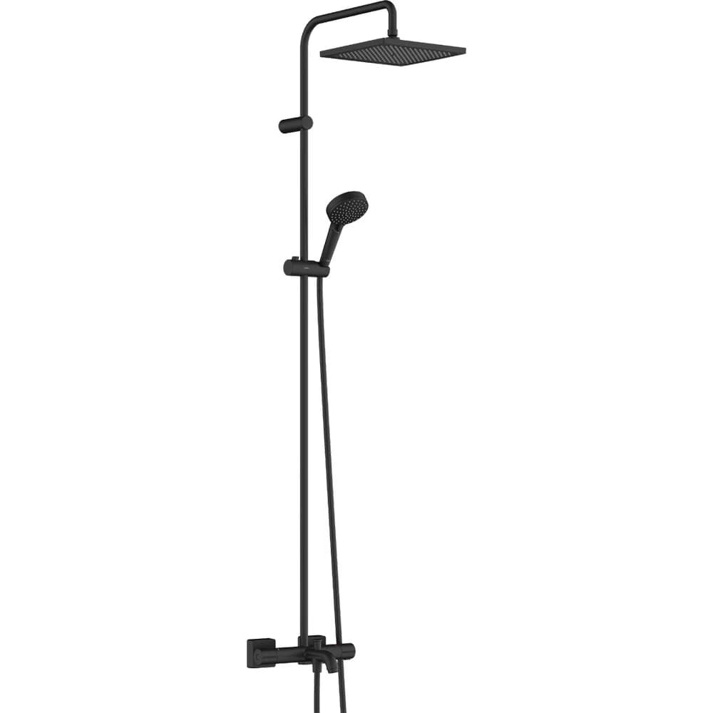 Hansgrohe Vernis Shape 240 Satin Siyah Duş Kolonu 26900670