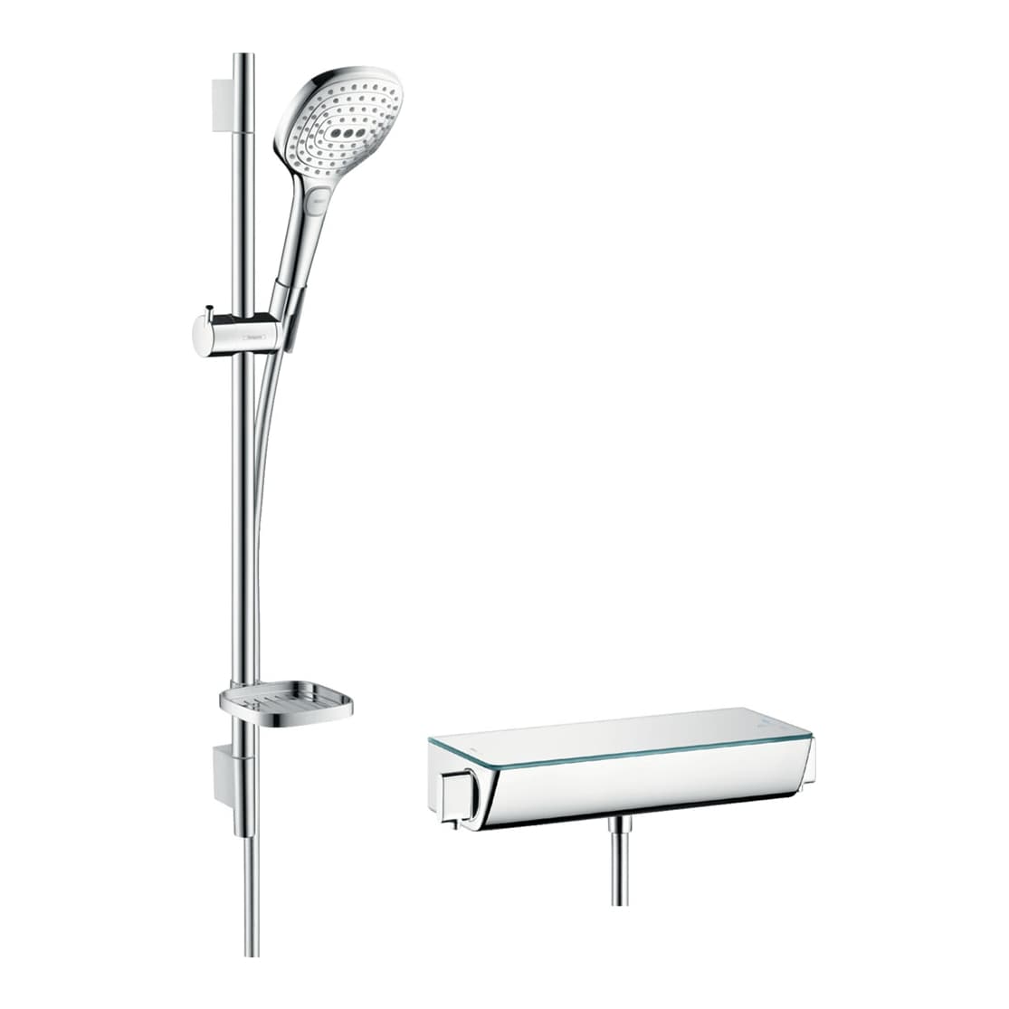 Hansgrohe Raindance Select E TermostatikBataryalı 65cm Duş Seti