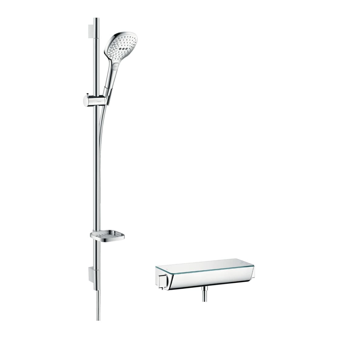 Hansgrohe Raindance Select E Termostatik Bataryalı 90cm Duş Seti