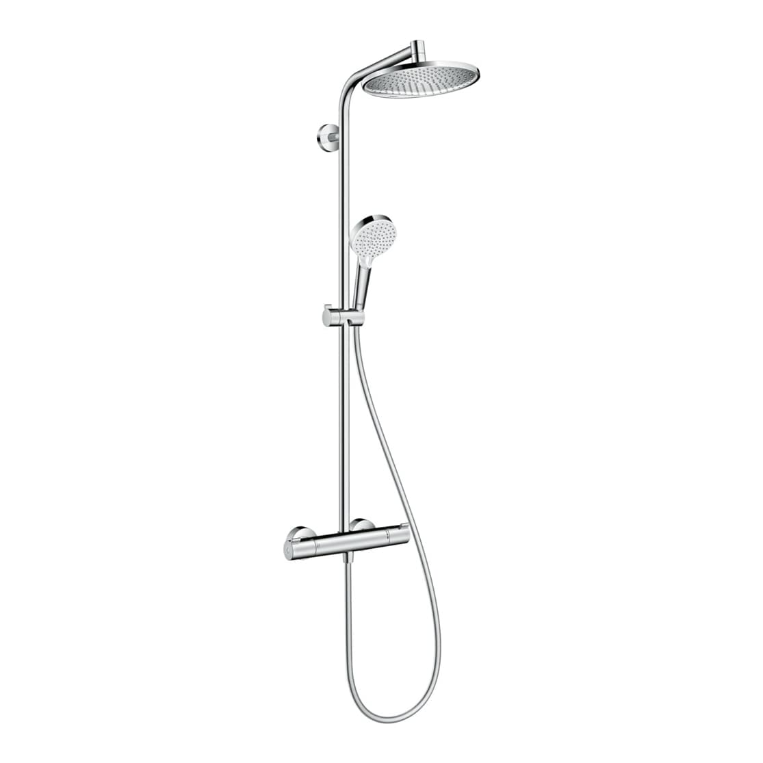 HansGrohe Crometta S240 1jet 24x24cm Eco Termostatlı Duş Kolunu