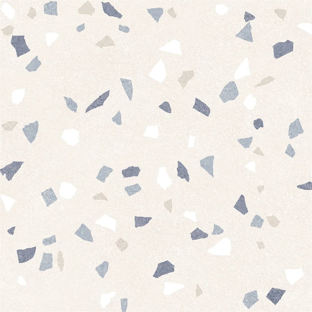 Kalebodur Gs-N8745R Terrazzo Macro Beyaz Rektifiyeli 60x60 R