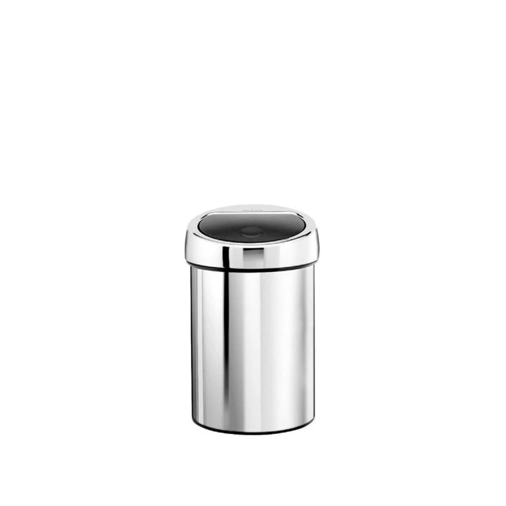 Brabantia 3 Lt Dokunmatik Parlak Paslanmaz Çelik Çöp Kovası