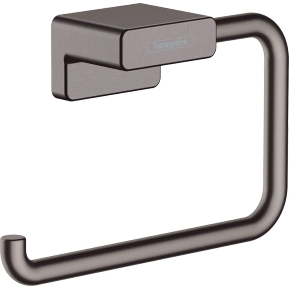 Hansgrohe AddStoris Raflı Siyah Krom Tuvalet Kağıtlığı