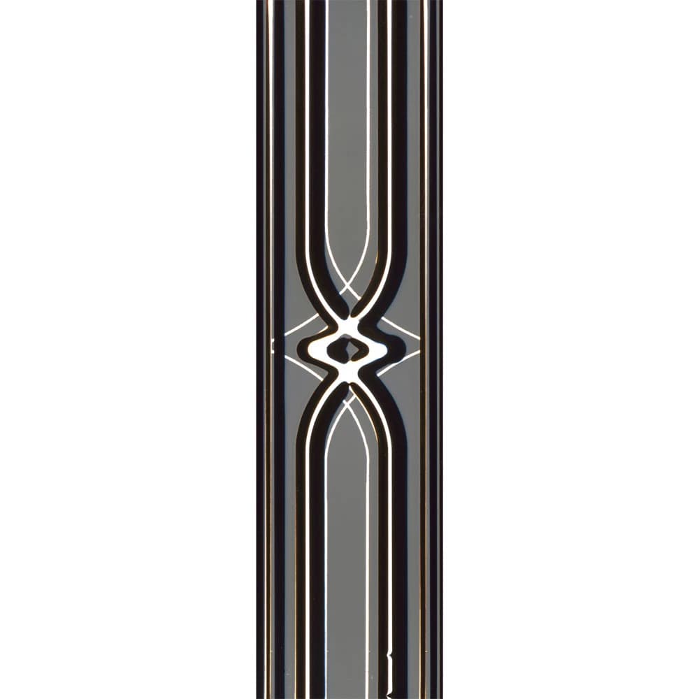 Çanakkale Seramik Der-8436 R J'Adore Siyah Bordür Gold 8x30