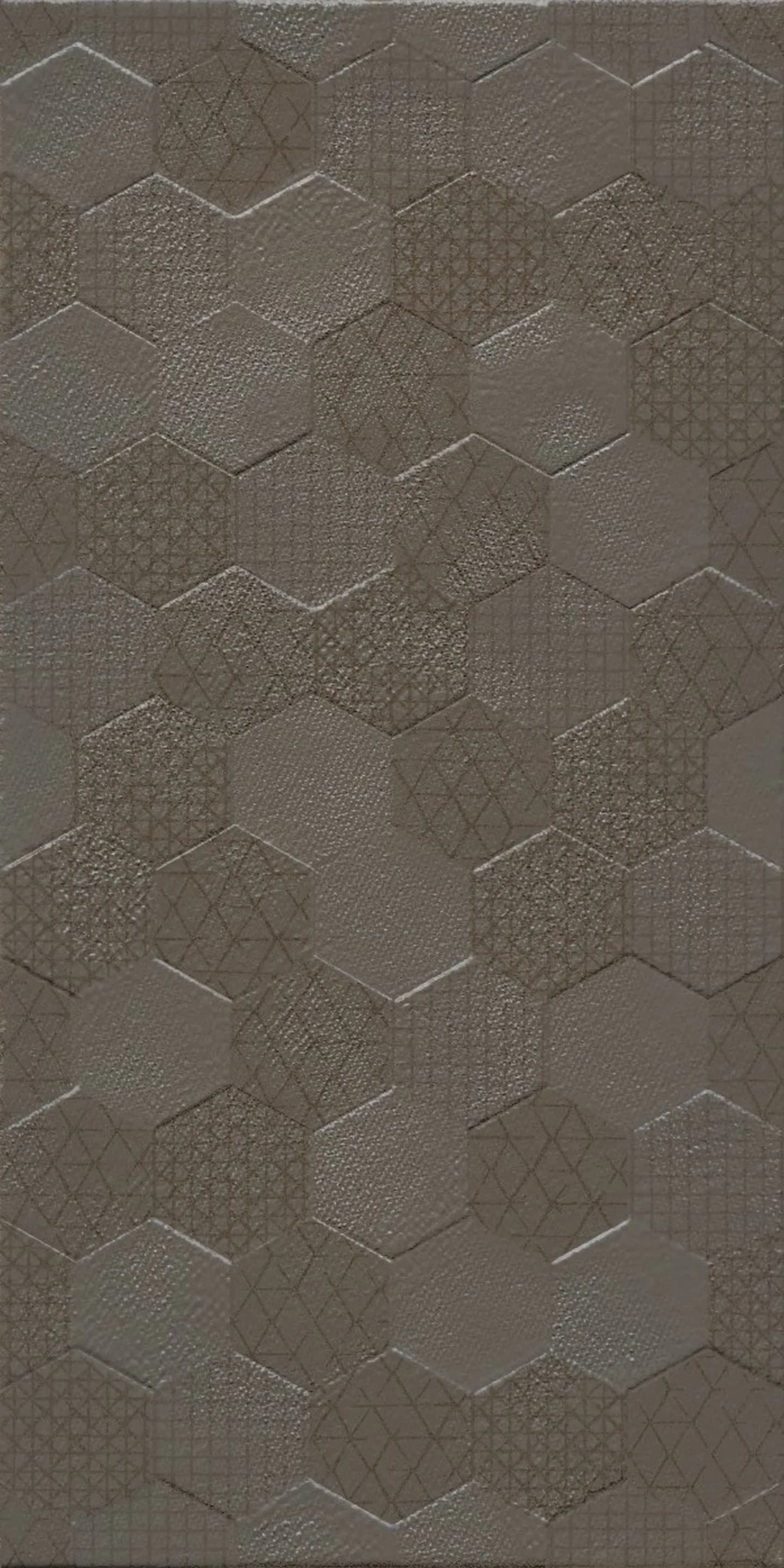 Çanakkale Seramik Rm-8203 Grafen Hexagon Kahve 30x60