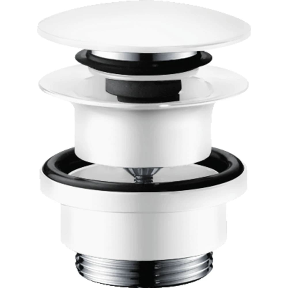 Hansgrohe Satin Beyaz Bas-Aç Gider Seti