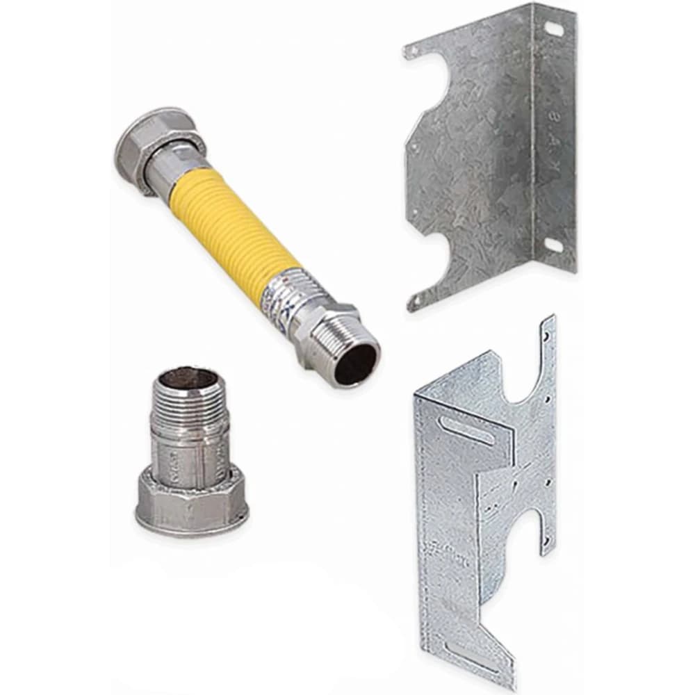 Kas 1" 23 Cm Yan Bağlantı Makaronlu Sayaç Bağlantı Flex Seti (Dn 25)