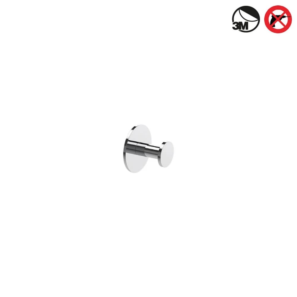Decor Walther Basic Mat Siyah Yapışkanlı Askı