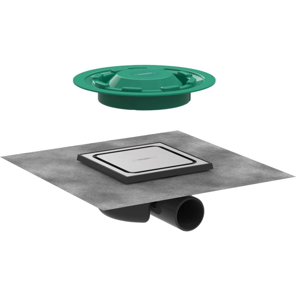Hansgrohe RainDrain Spot Komple set 150 Krom