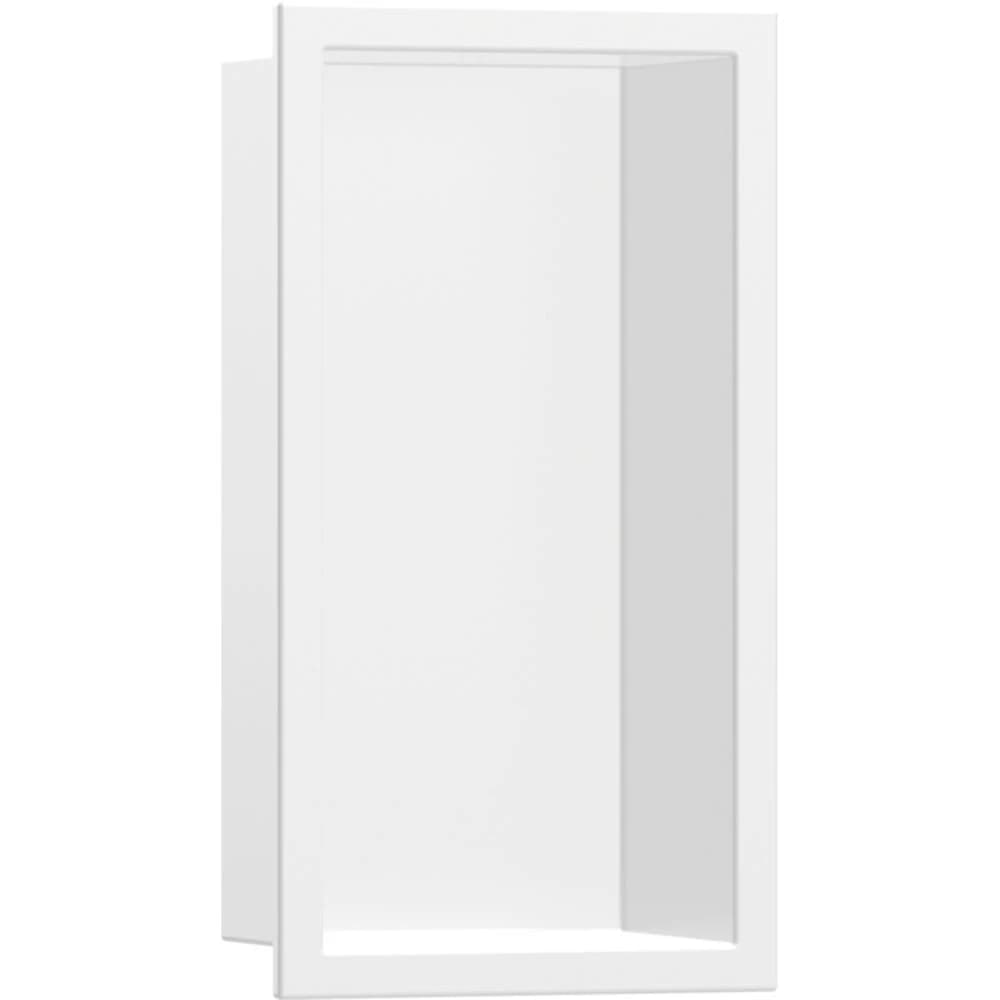 Hansgrohe XtraStoris Original 30x15x10 Cm Satin Beyaz Entegre Çerçeveli Duvar Nişi