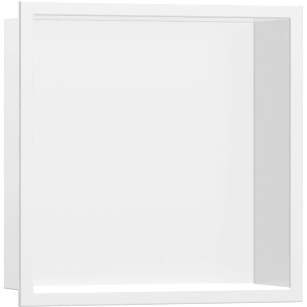 Hansgrohe XtraStoris Original 30x30x10 Cm Satin Beyaz Entegre Çerçeveli Duvar Nişi