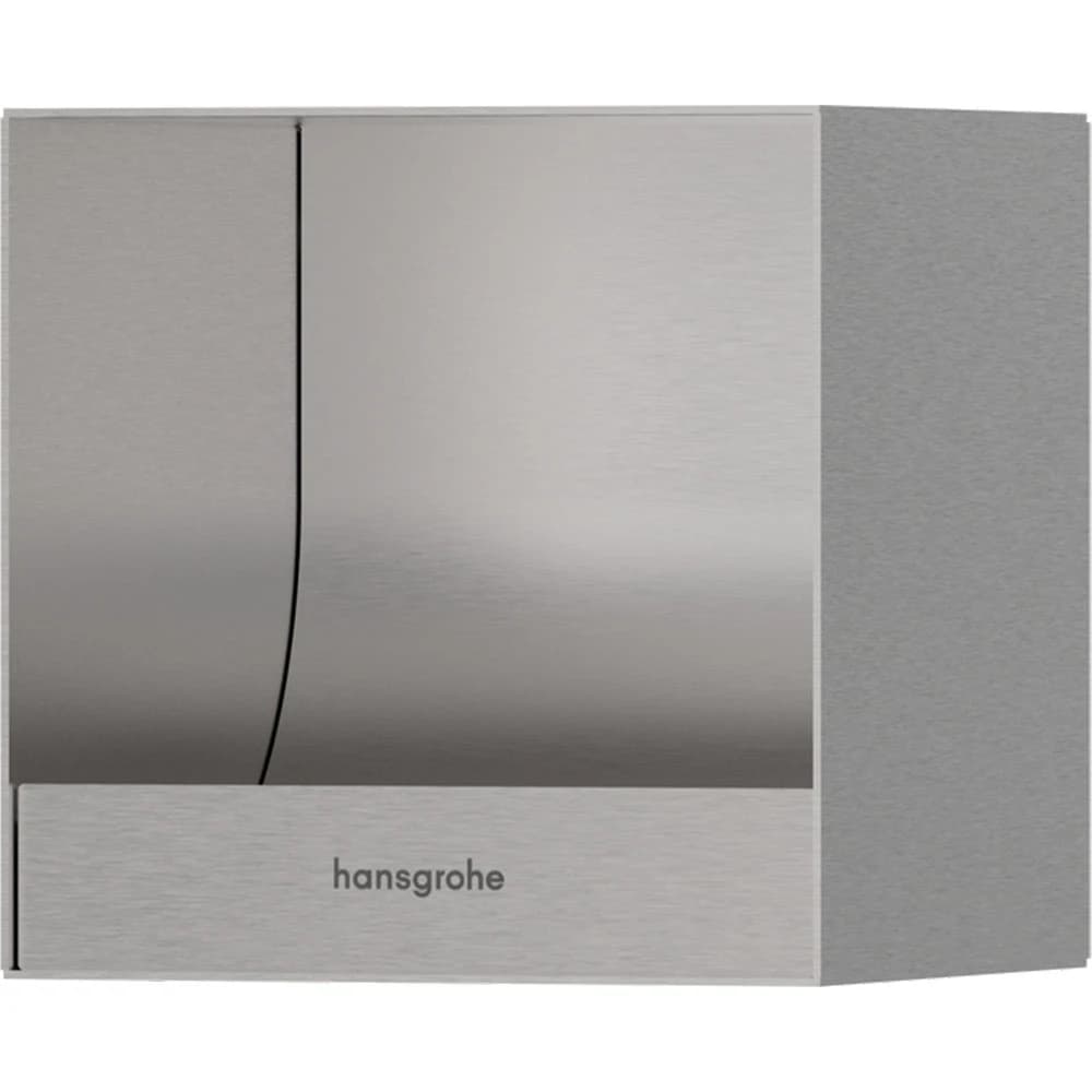 Hansgrohe XtraStoris Original Mat Paslanmaz Çelik Ankastre Tuvalet Kağıtlığı