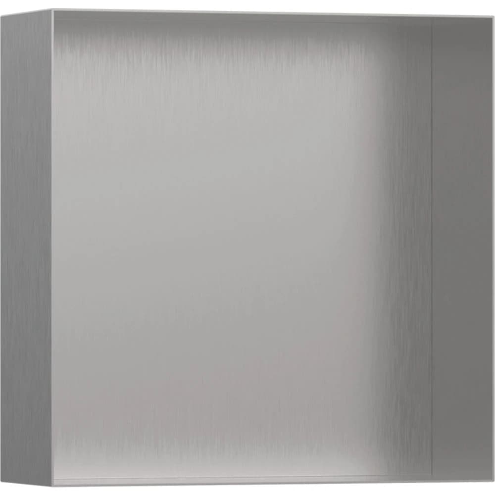 Hansgrohe XtraStoris Minimalistic 30x30x10 Cm Mat Paslanmaz Çelik Açık Çerçeveli Duvar Nişi