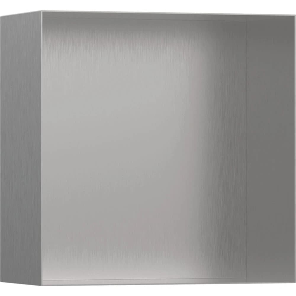 Hansgrohe XtraStoris Minimalistic 30x30x14 Cm Mat Paslanmaz Çelik Açık Çerçeveli Duvar Nişi