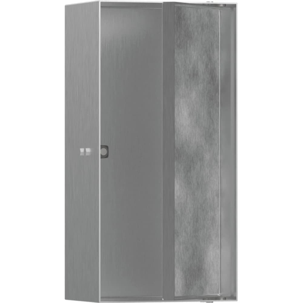 Hansgrohe XtraStoris Rock 30x15x10 Cm Mat Paslanmaz Çelik Seramik Kaplanabilir Kapaklı Duvar Nişi