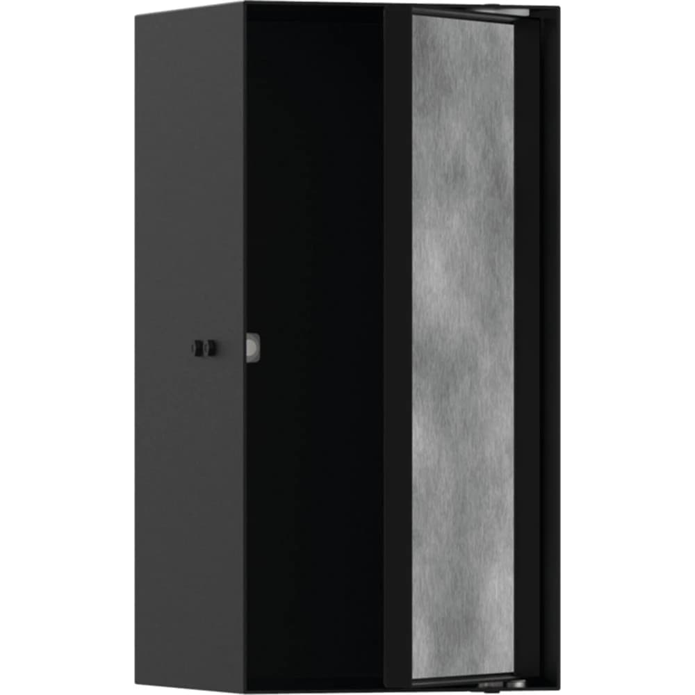 Hansgrohe XtraStoris Rock 30x15x14 Cm Satin Siyah Seramik Kaplanabilir Kapaklı Duvar Nişi