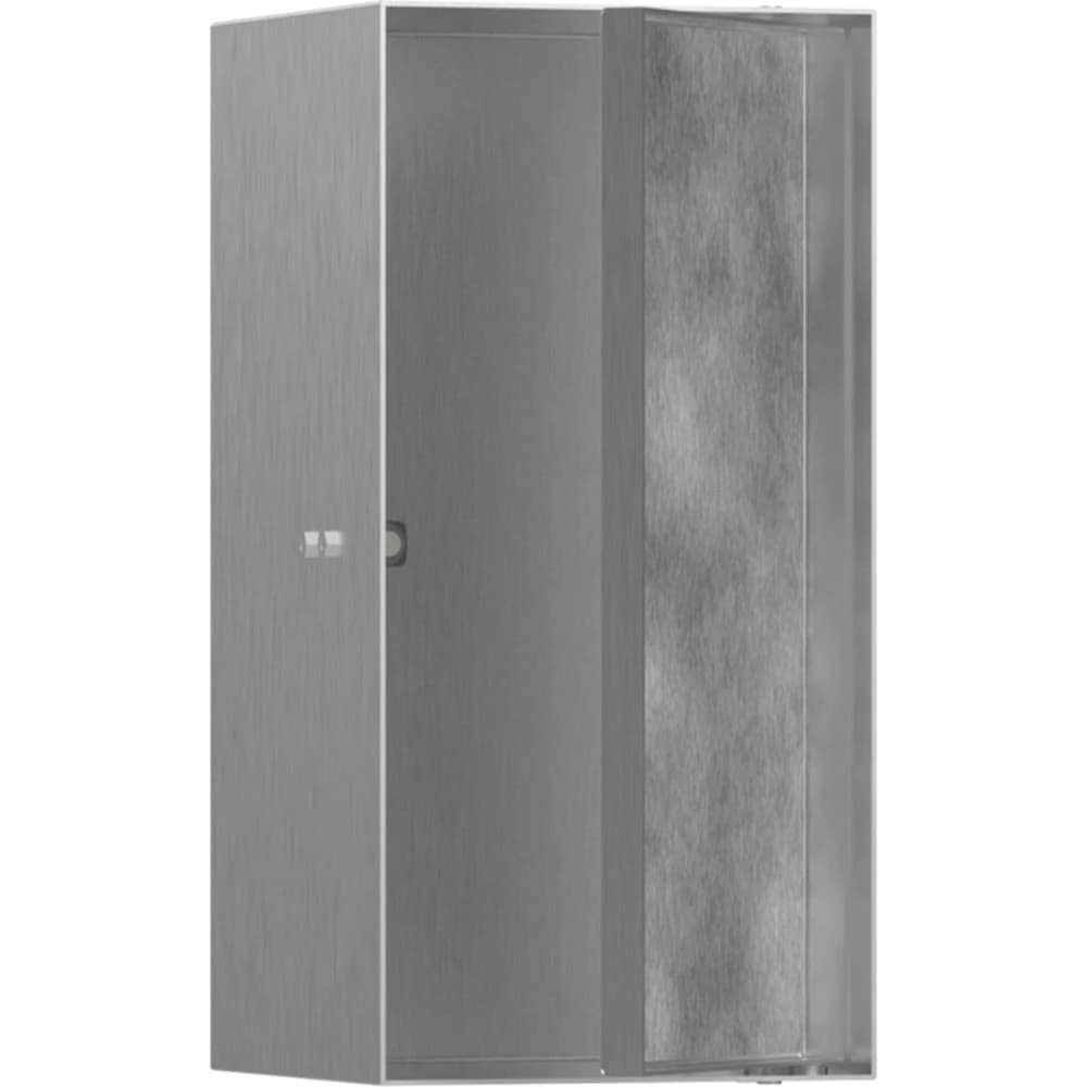 Hansgrohe XtraStoris Rock 30x15x14 Cm Mat Paslanmaz Çelik Seramik Kaplanabilir Kapaklı Duvar Nişi