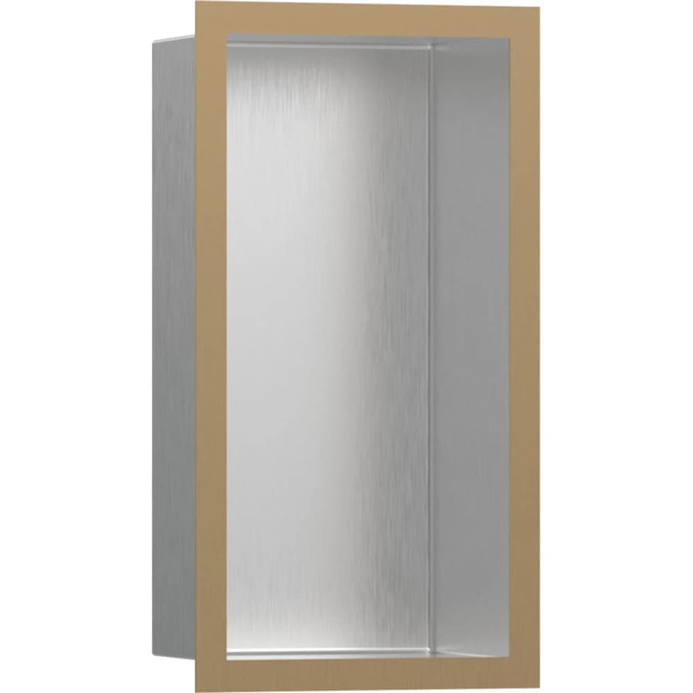 Hansgrohe XtraStoris Individual 30x15x10 Cm Mat Bronz Çerçeveli Paslanmaz Çelik Duvar Nişi