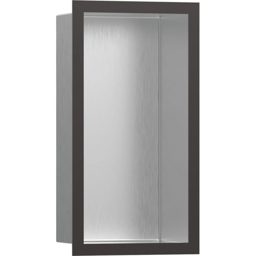 Hansgrohe XtraStoris Individual 30x15x10 Cm Mat Siyah Çerçeveli Paslanmaz Çelik Duvar Nişi