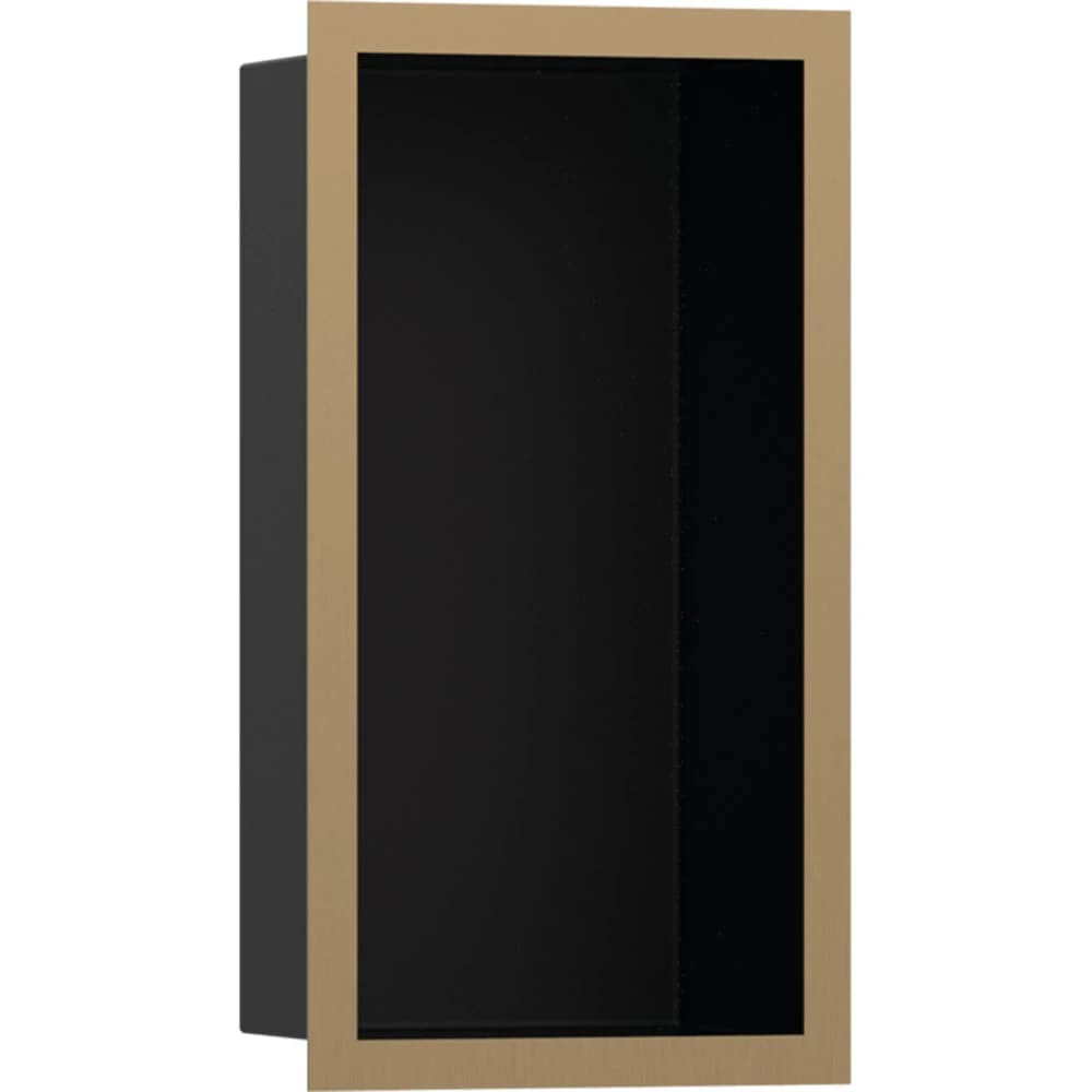 Hansgrohe XtraStoris Individual 30x15x10 Cm Mat Bronz Çerçeveli Mat Siyah Duvar Nişi
