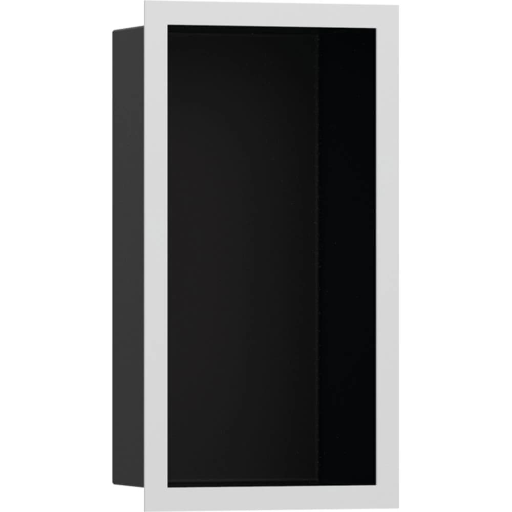 Hansgrohe XtraStoris Individual 30x15x10 Cm Satin Beyaz Çerçeveli Mat Siyah Duvar Nişi